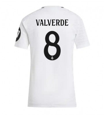Real Madrid Federico Valverde #8 Hemmatröja Kvinnor 2024-25 Kortärmad